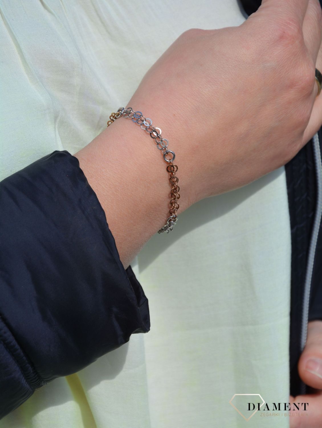 Bransoletka srebrna do charmsów kółeczka Dall'Acqua B RM BR16315 024d.jpg